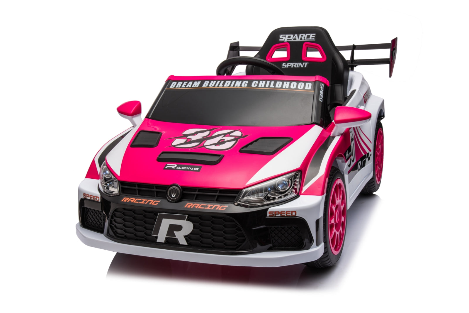 12V Kids Electric Car with Music & Headlights