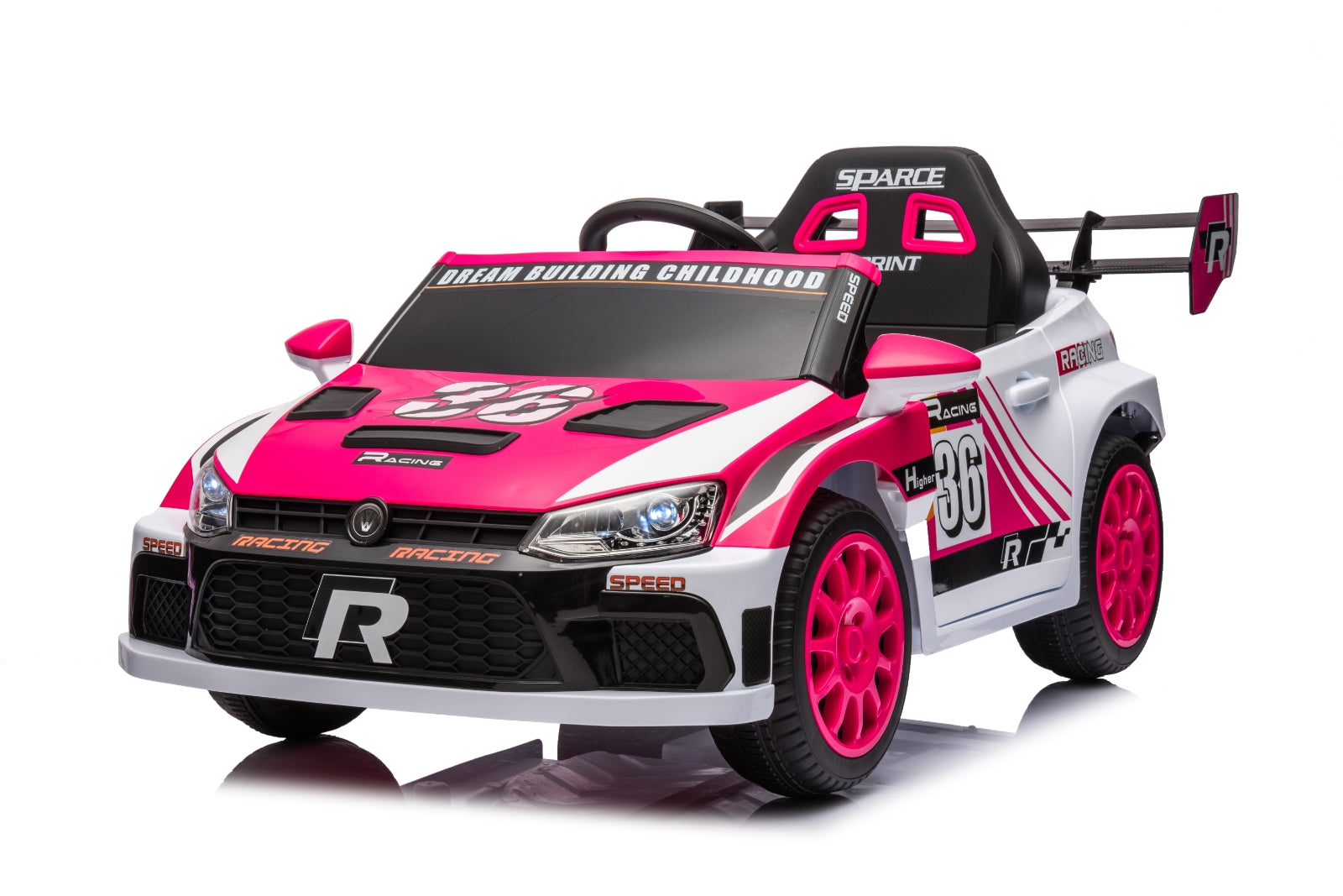 12V Kids Electric Car with Music & Headlights