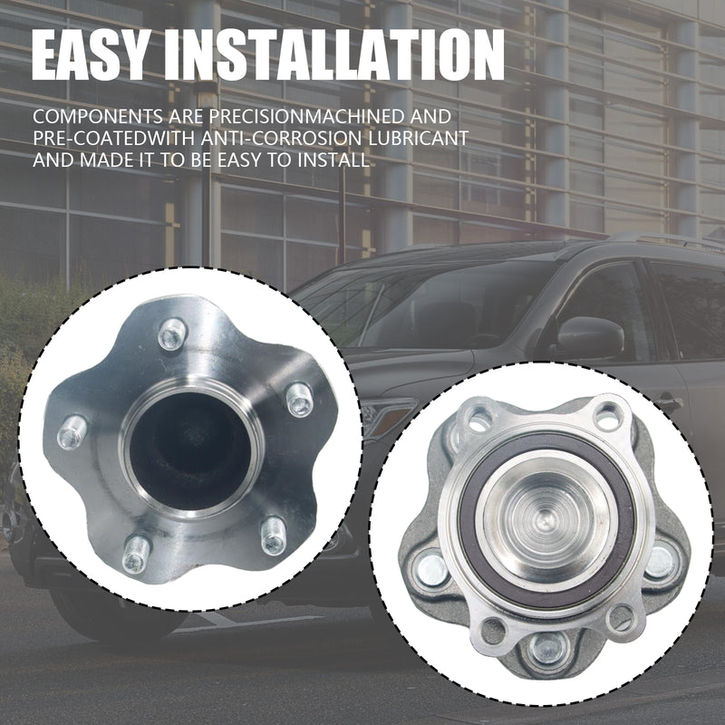 2x Rear Wheel Hub Bearings for 2007-2018 Nissan Altima Murano Pathfinder