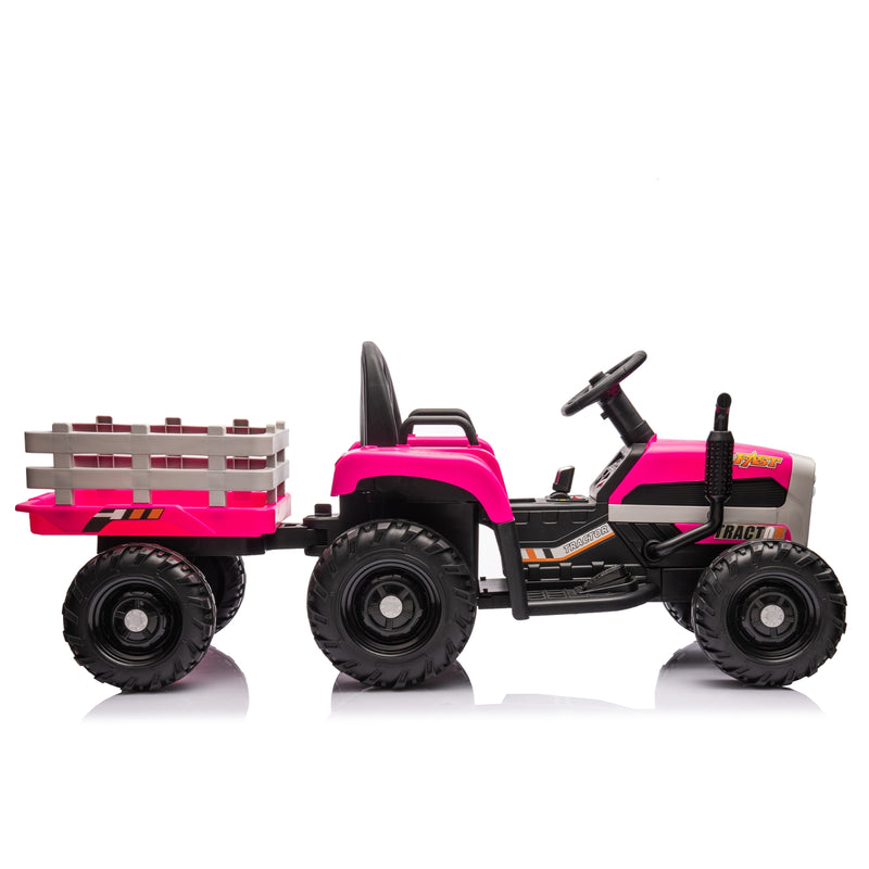 24V Kids Tractor Ride-On Car with Remote Control