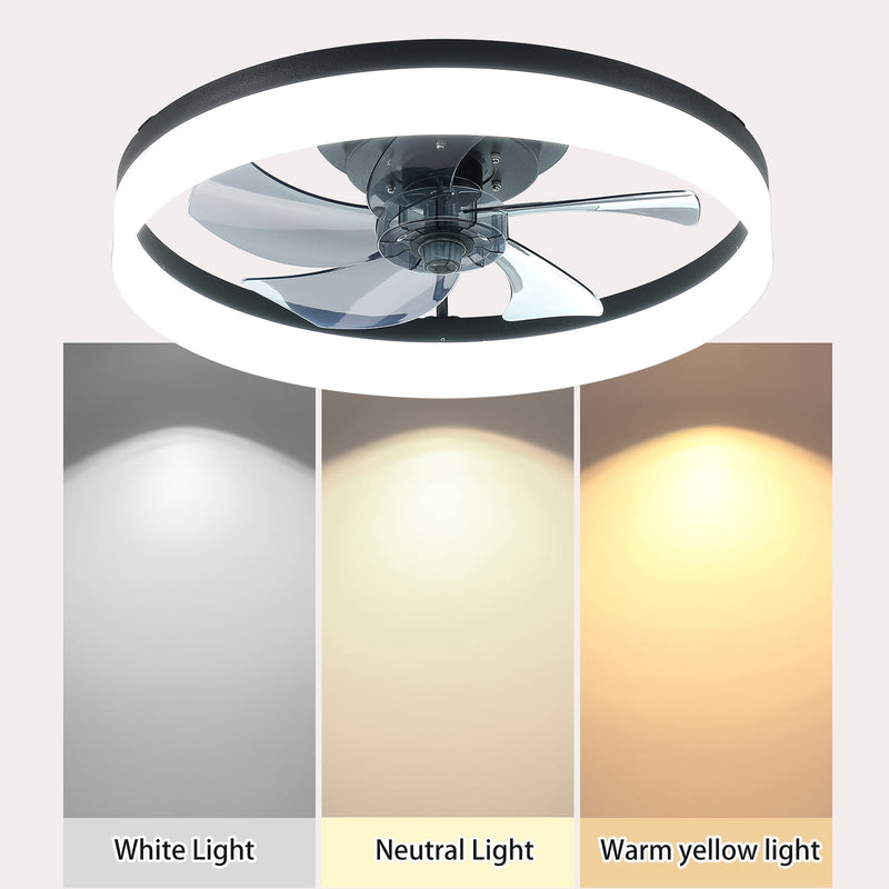 modern white ceiling fan
