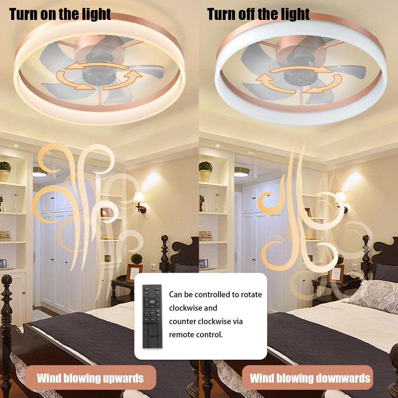 Dimmable LED Ceiling Fan with Lights