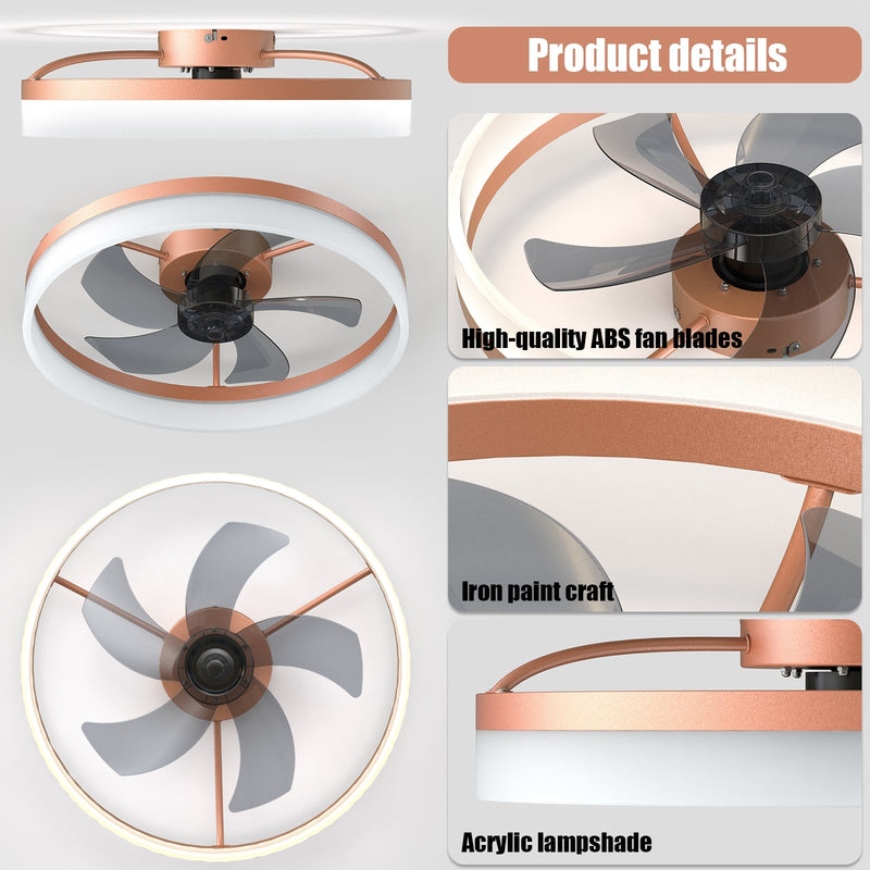 Dimmable LED Ceiling Fan with Lights