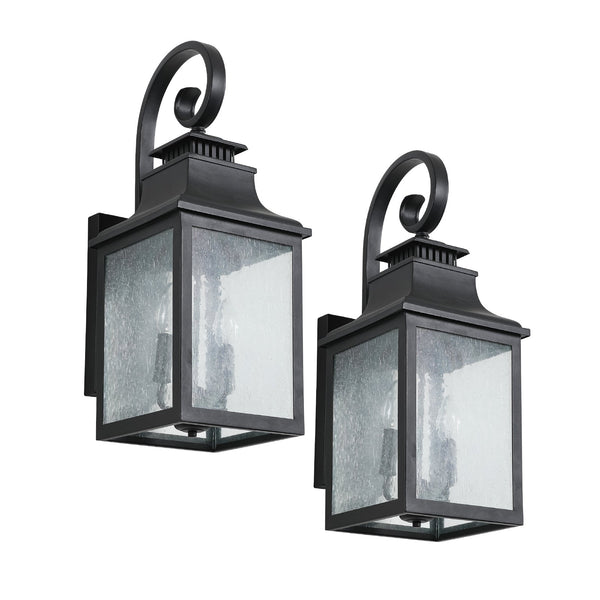 Large Outdoor Wall Lamps With Glass