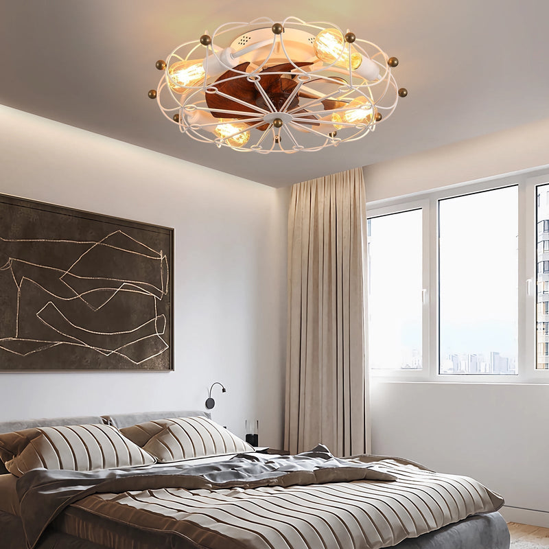 Modern Caged Ceiling Fan