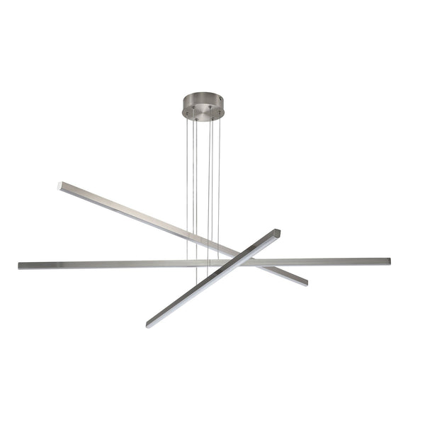 Modern Silver LED Pendant Light