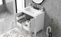 30" Bathroom Vanity with Sink & Solid Frame Cabinet