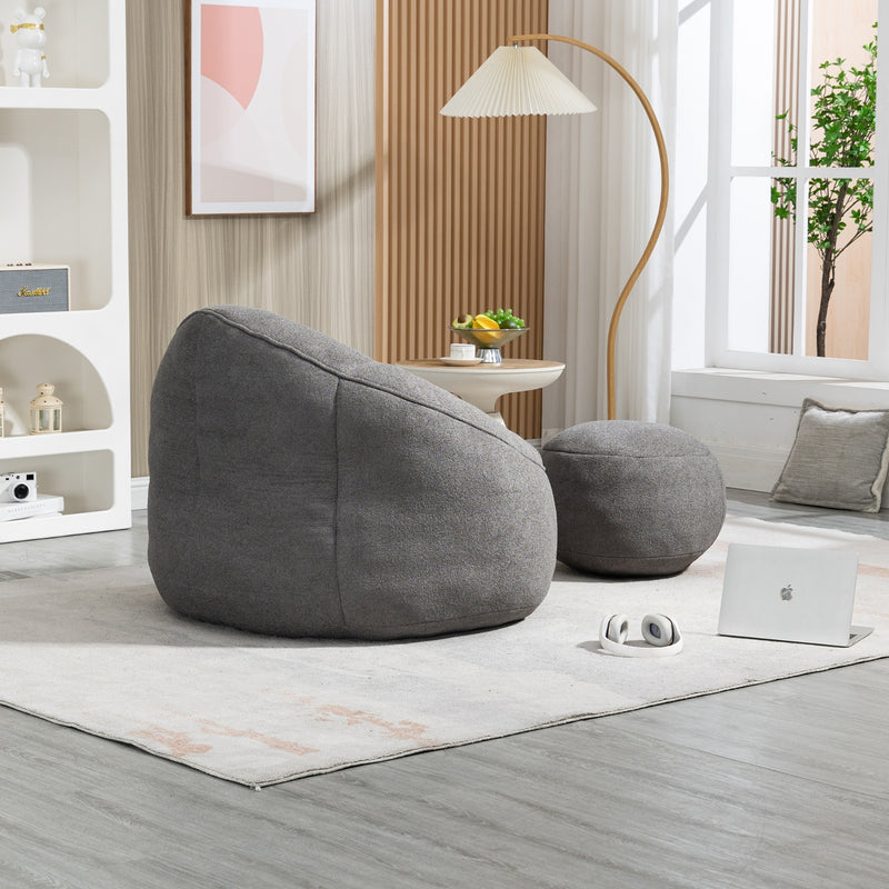 Bean Bag Sofa Chair with High Pressure Foam for Adults