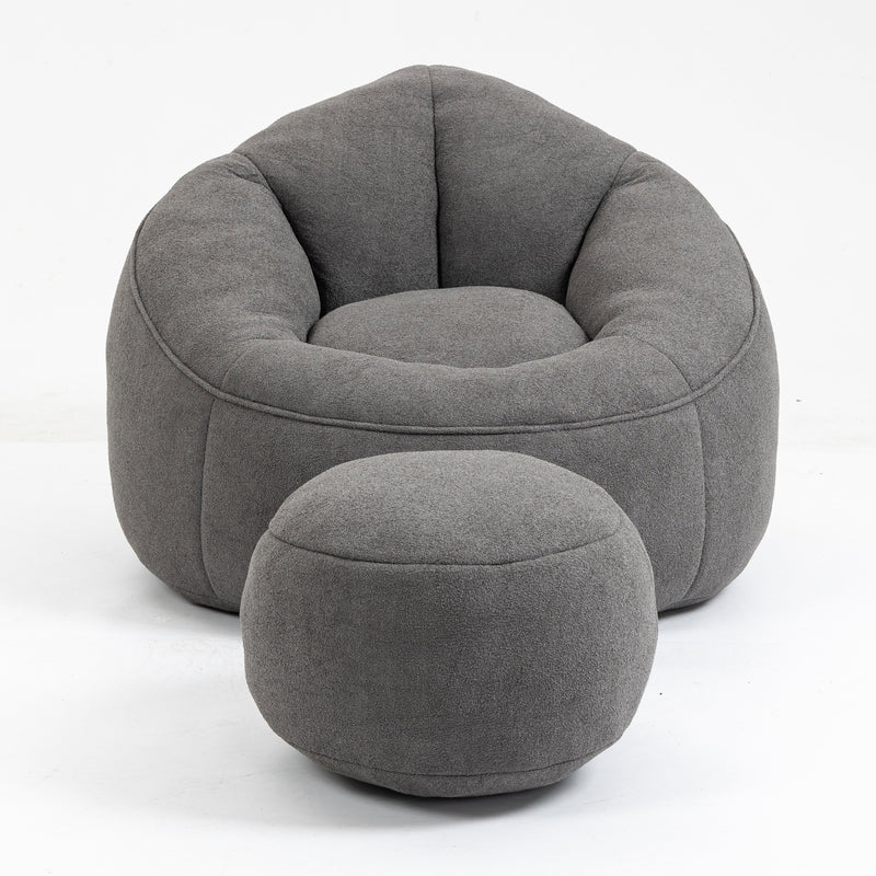 Bean Bag Sofa Chair with High Pressure Foam for Adults