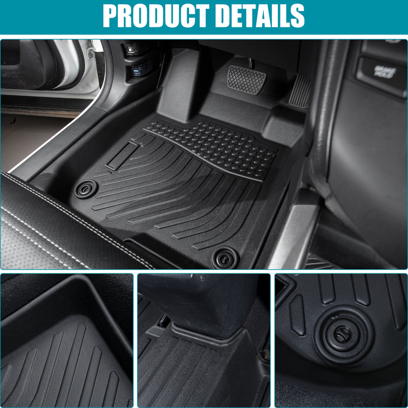 All-Weather TPE Rubber Floor Mats for 2017-2020 Elantra