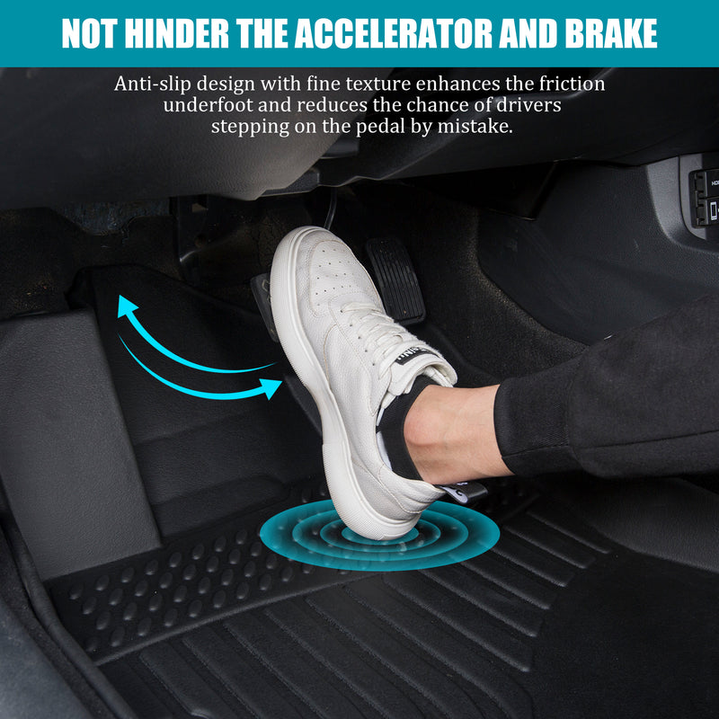 All-Weather TPE Rubber Floor Mats for 2017-2020 Elantra
