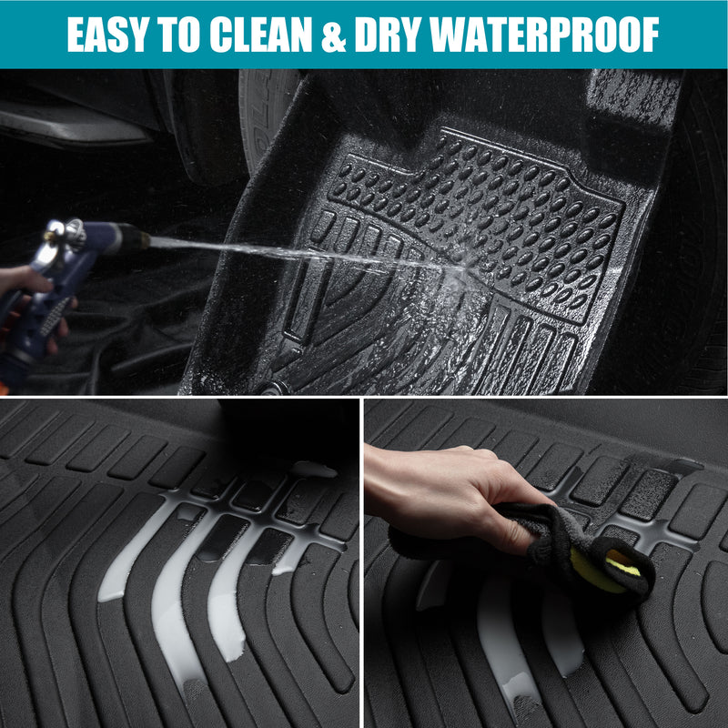 All-Weather TPE Rubber Floor Mats for 2017-2020 Elantra