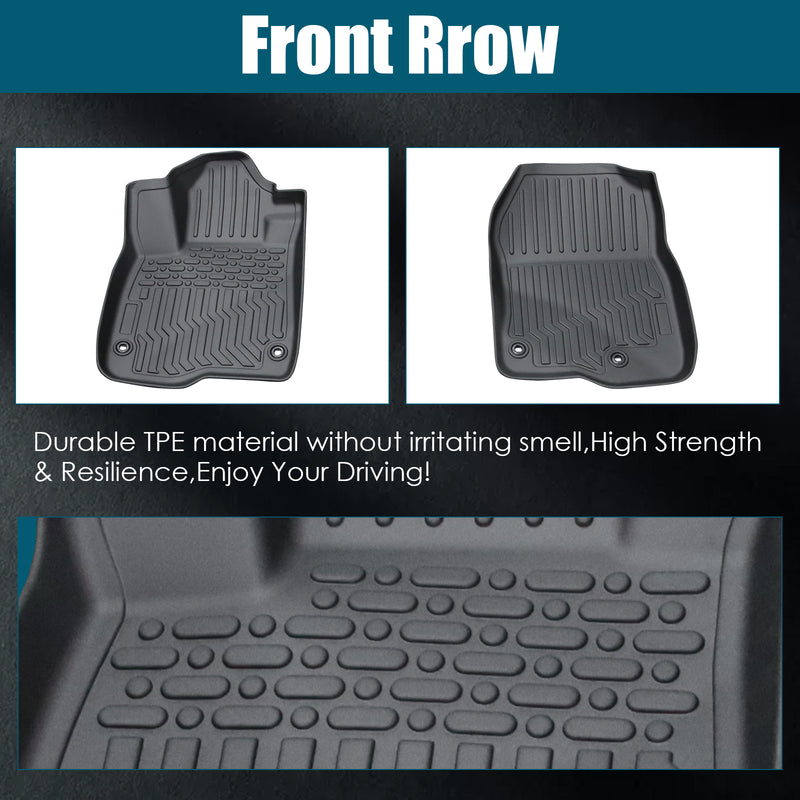 All-Weather TPE Car Floor Mats for 23-24 Honda CRV Hybrid
