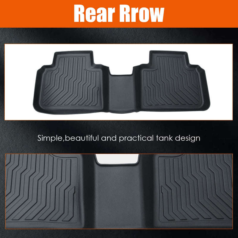 TPE Rubber All-Weather Car Floor Mats for 18-21 Honda Accord