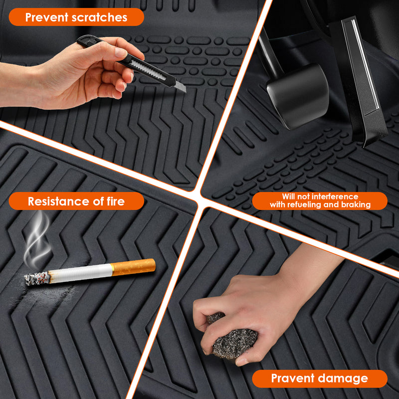 TPE Rubber Floor Mats for 18-23 Chevy Equinox & Terrain