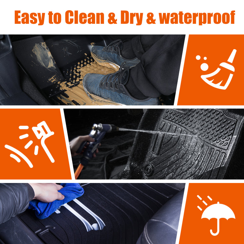 TPE Rubber Floor Mats for 18-23 Chevy Equinox & Terrain