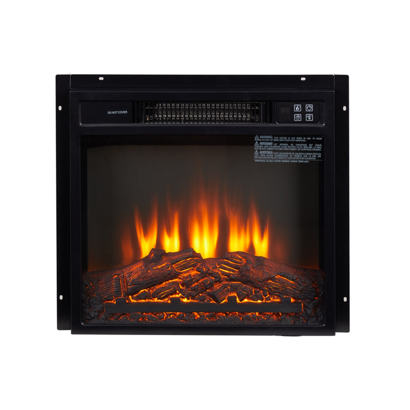 18" Electric Fireplace Insert 1400W - Indoor Heater 120V