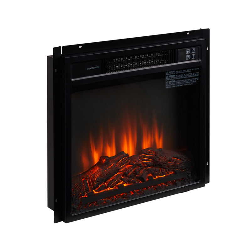 18" Electric Fireplace Insert 1400W - Indoor Heater 120V