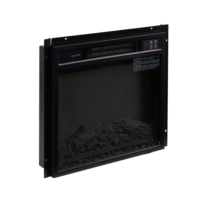 18" Electric Fireplace Insert 1400W - Indoor Heater 120V