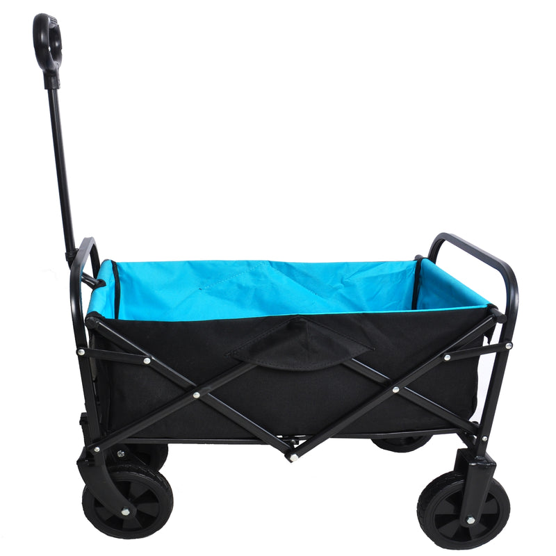 Folding Wagon Cart for Garden, Shopping & Beach Use