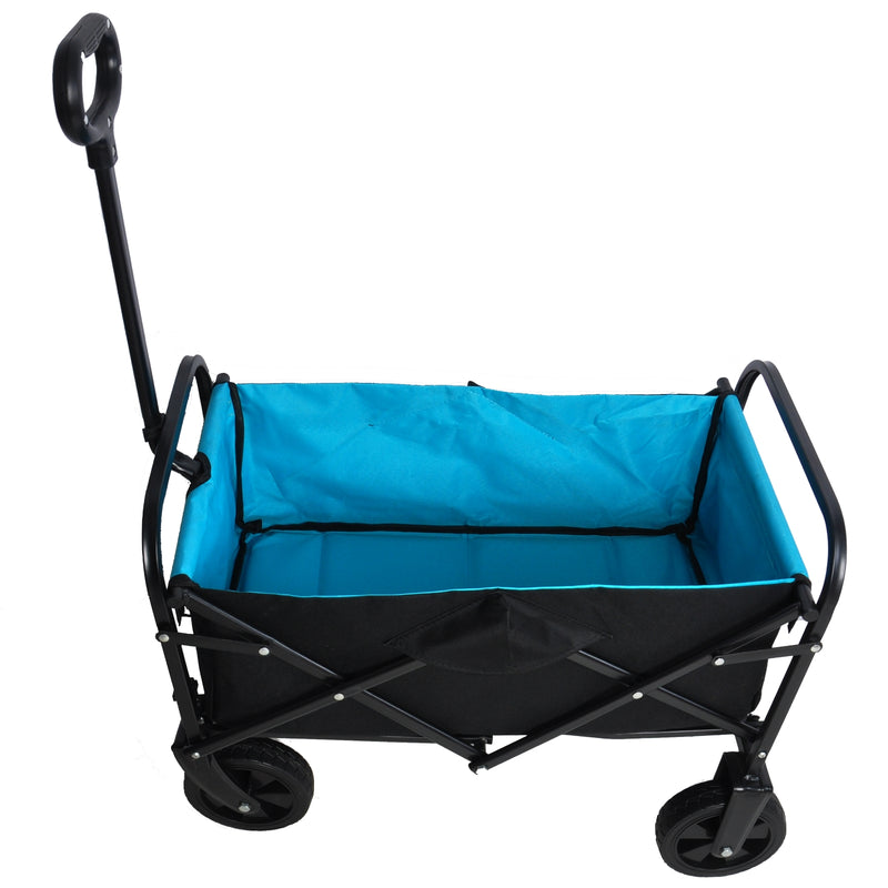 Folding Wagon Cart for Garden, Shopping & Beach Use