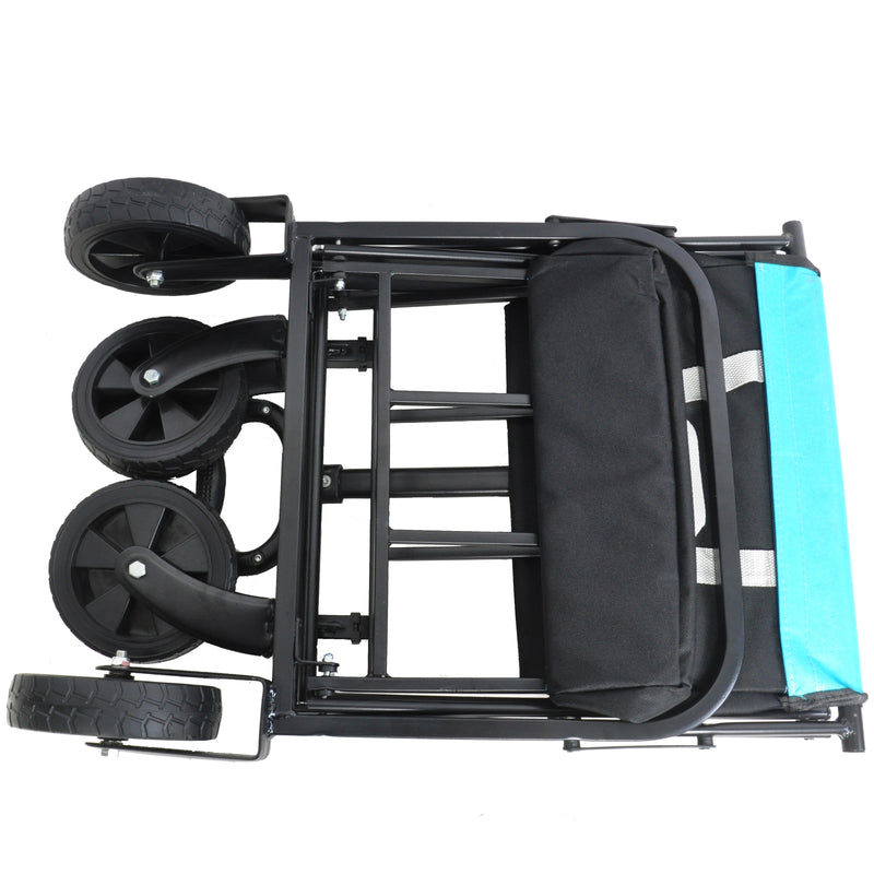 Folding Wagon Cart for Garden, Shopping & Beach Use