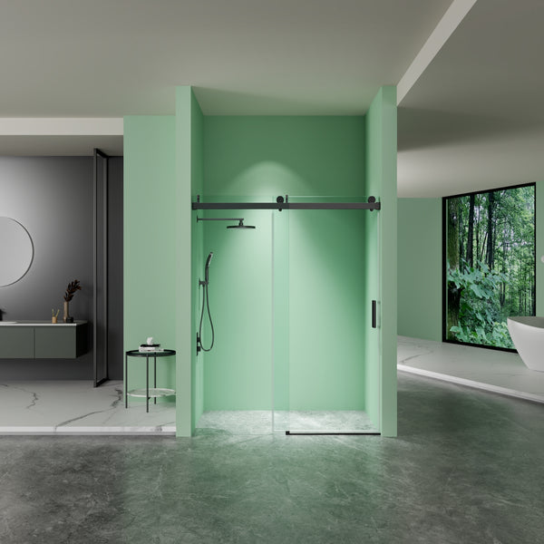 Frameless Soft-Close Shower Door 56–60" x 76"
