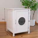 Hidden Litter Box Furniture Cabinet for Cats