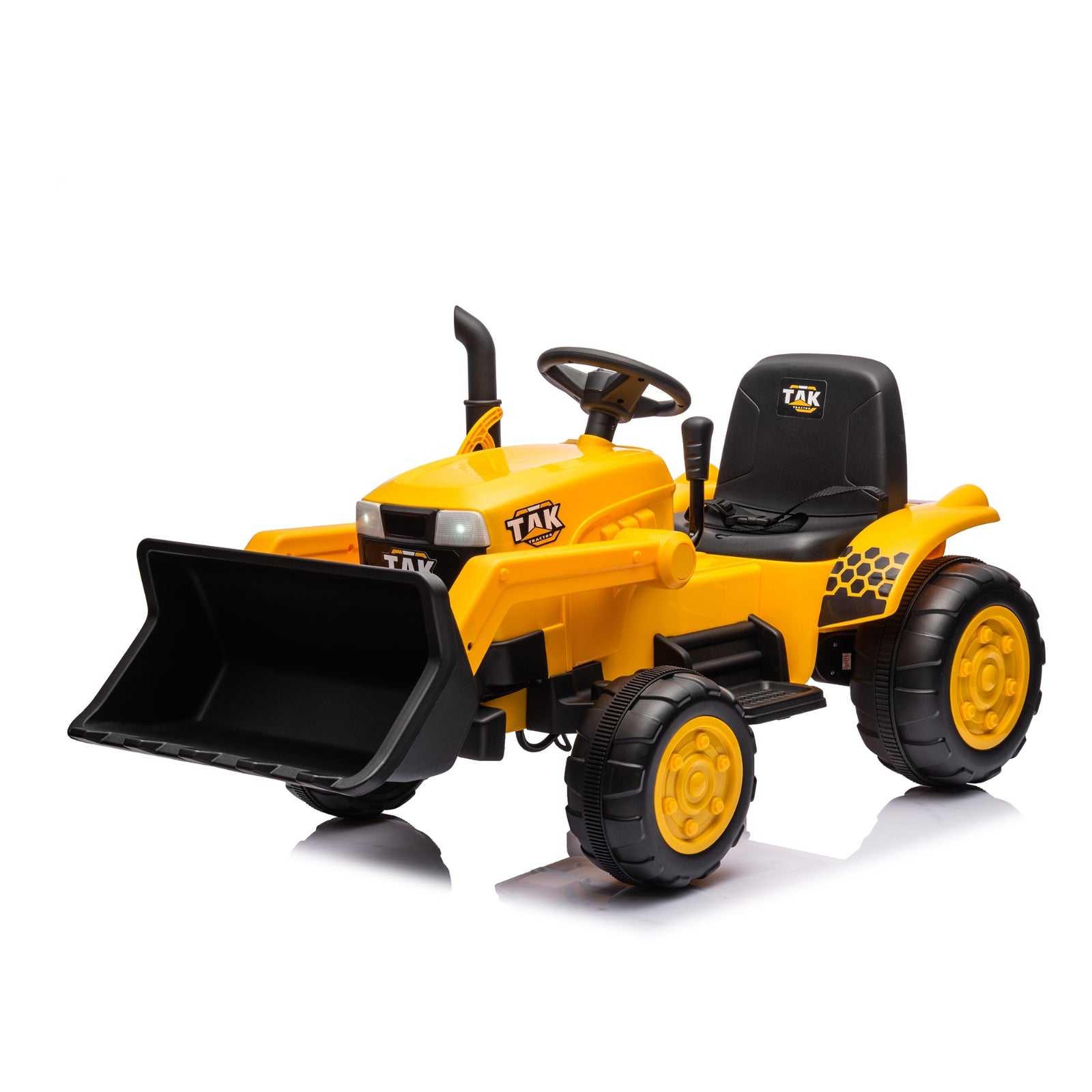 12V Kids Ride-On Excavator - Electric Excavator Toy