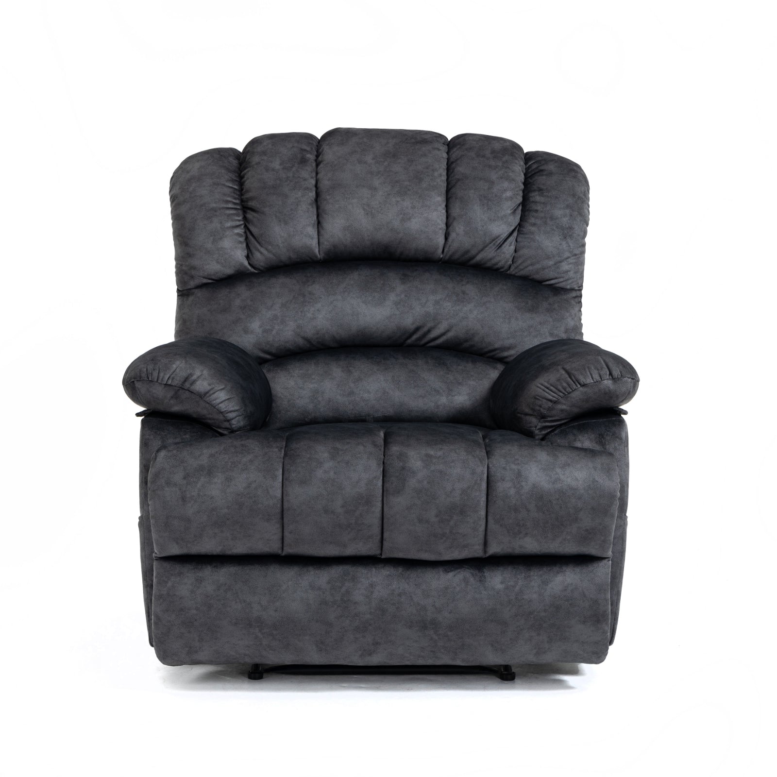 Large Fabric Recliner Chair for Living Room, Gray