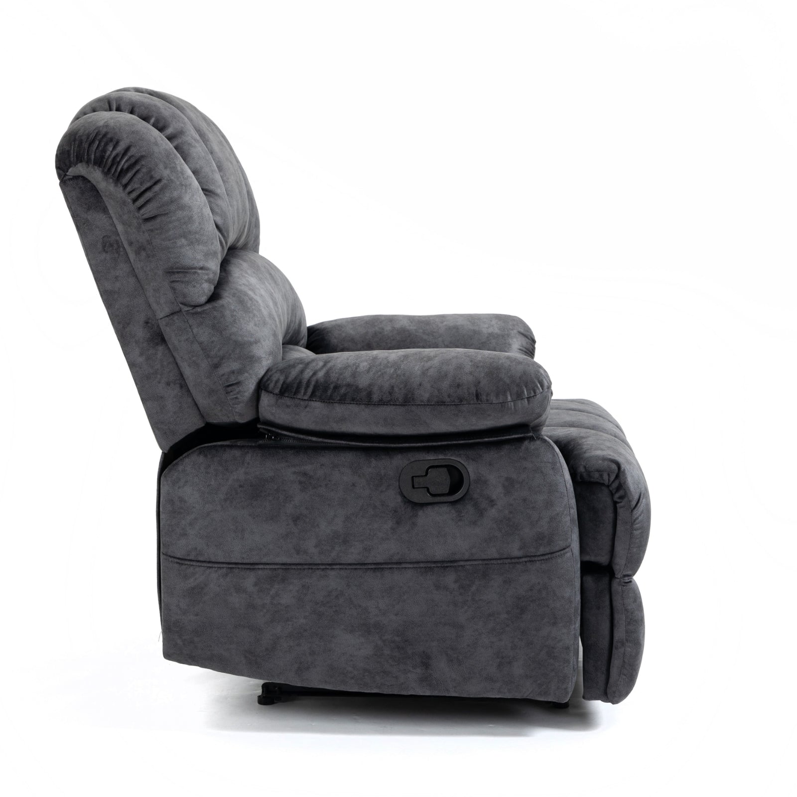 Large Fabric Recliner Chair for Living Room, Gray