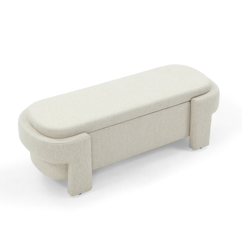 Linen Storage Bench for Living Room, Entryway & Bedroom
