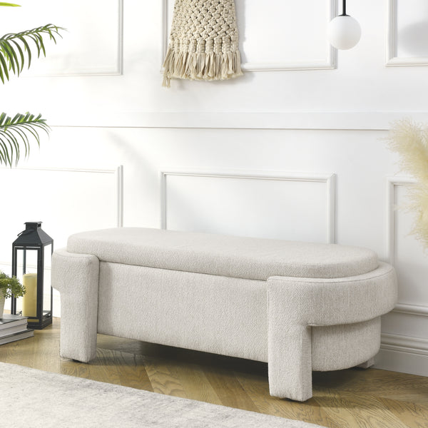 Linen Storage Bench for Living Room, Entryway & Bedroom