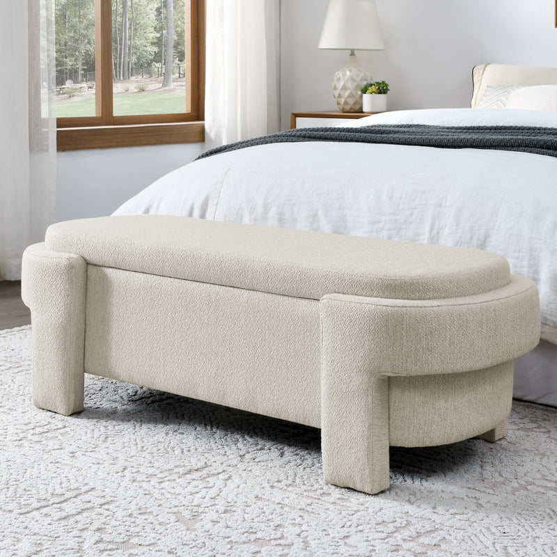Linen Storage Bench for Living Room, Entryway & Bedroom