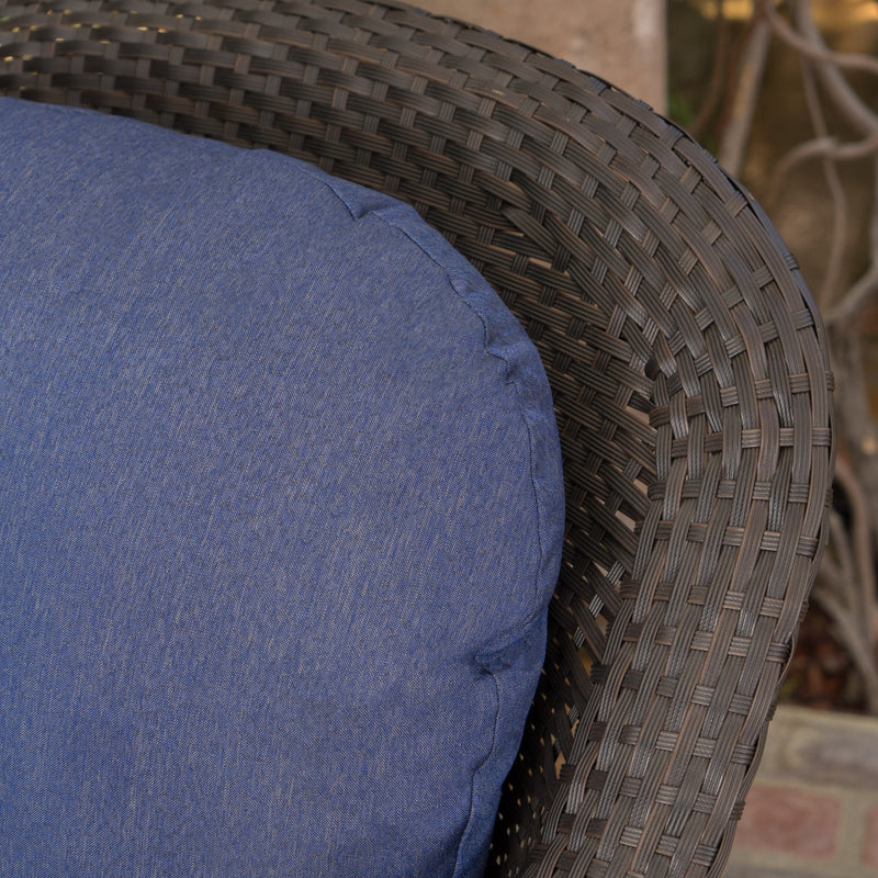 Outdoor Swivel Rocking Chairs - Rattan Patio Club Chairs