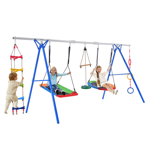 Outdoor Toddler Swing Set - Backyard Play Equipment