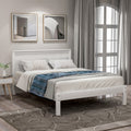 Twin Platform Bed Frame with Headboard, No Box Spring
