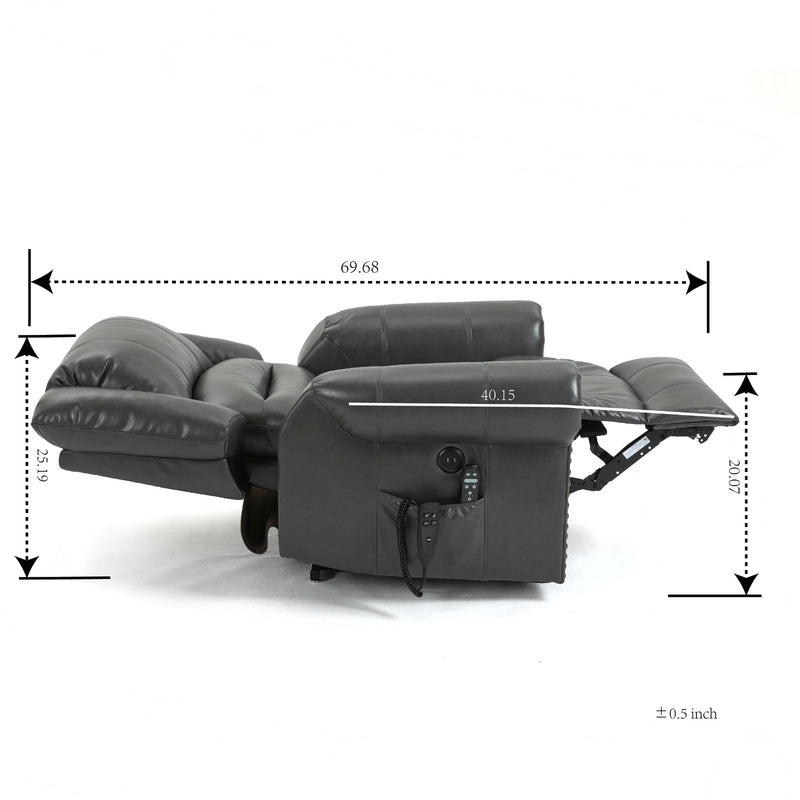 Power Lift Recliner Chair with Heat & Massage, 350LBS