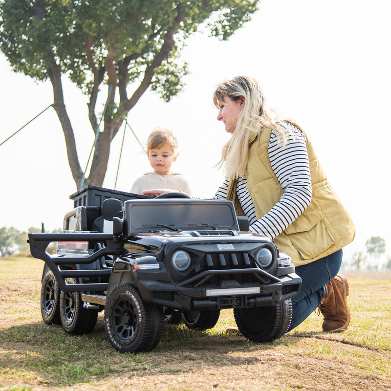 Remote Control Pickup Truck for Kids with Music & Lights