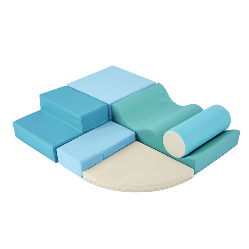 6-in-1 Soft Foam Playset for Toddlers & Kids Indoor Fun