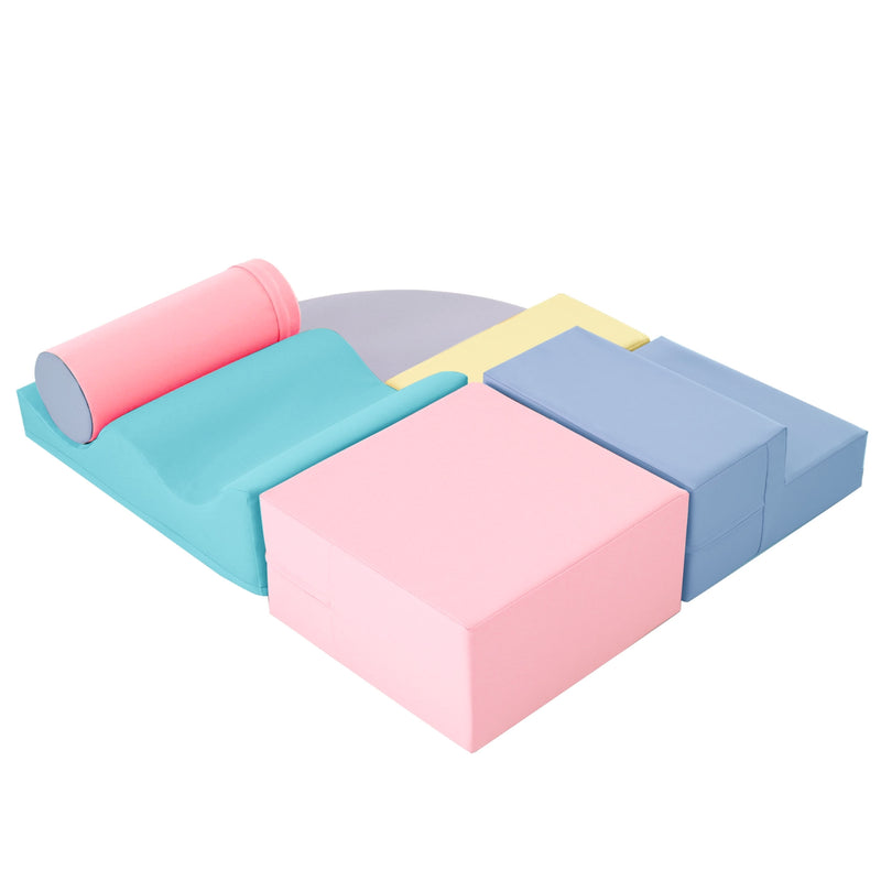 6-in-1 Soft Foam Playset for Toddlers & Kids Indoor Fun