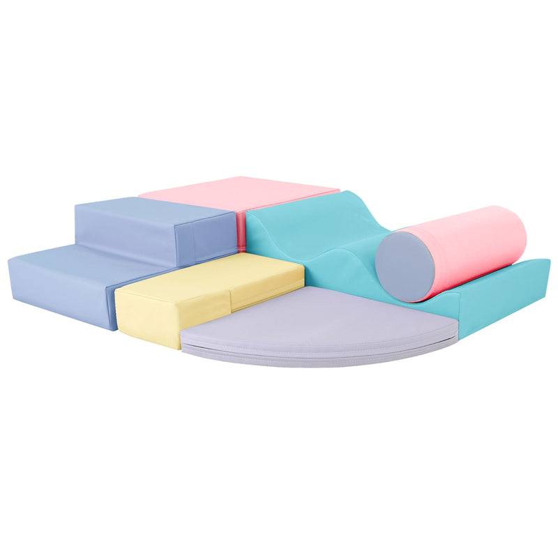 6-in-1 Soft Foam Playset for Toddlers & Kids Indoor Fun