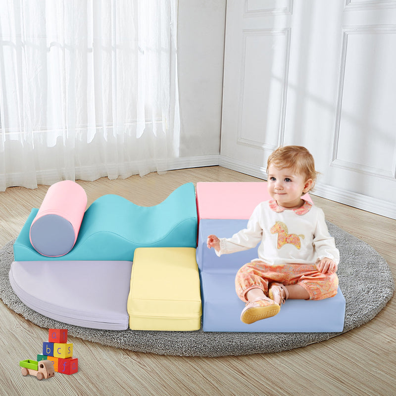 6-in-1 Soft Foam Playset for Toddlers & Kids Indoor Fun