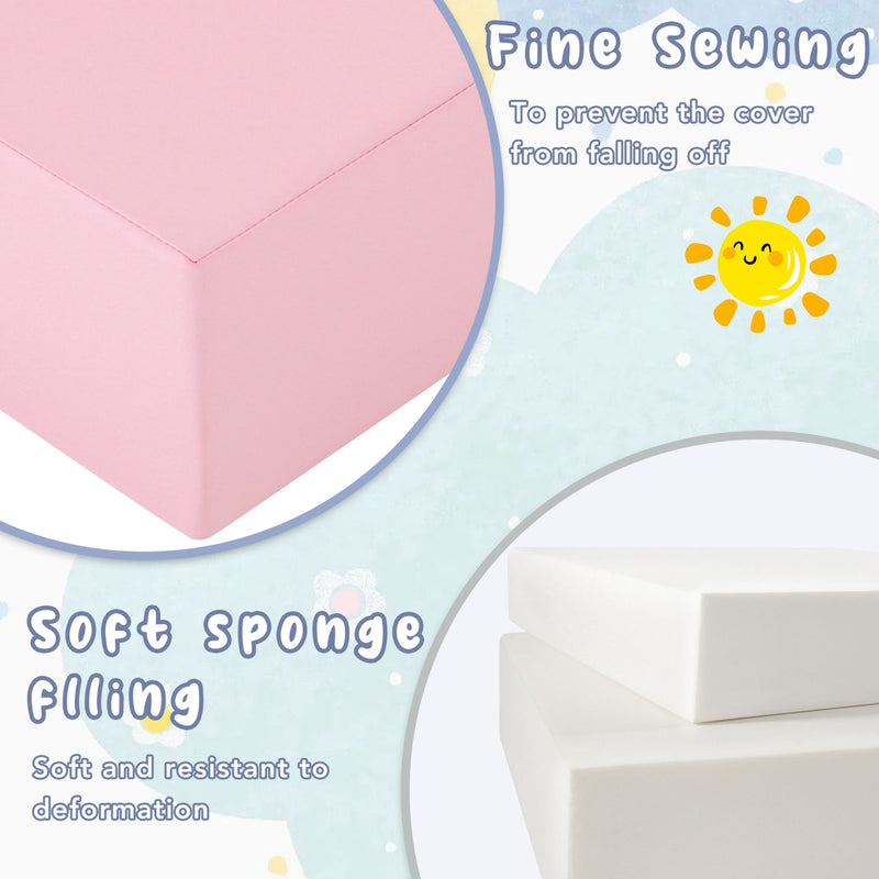 6-in-1 Soft Foam Playset for Toddlers & Kids Indoor Fun