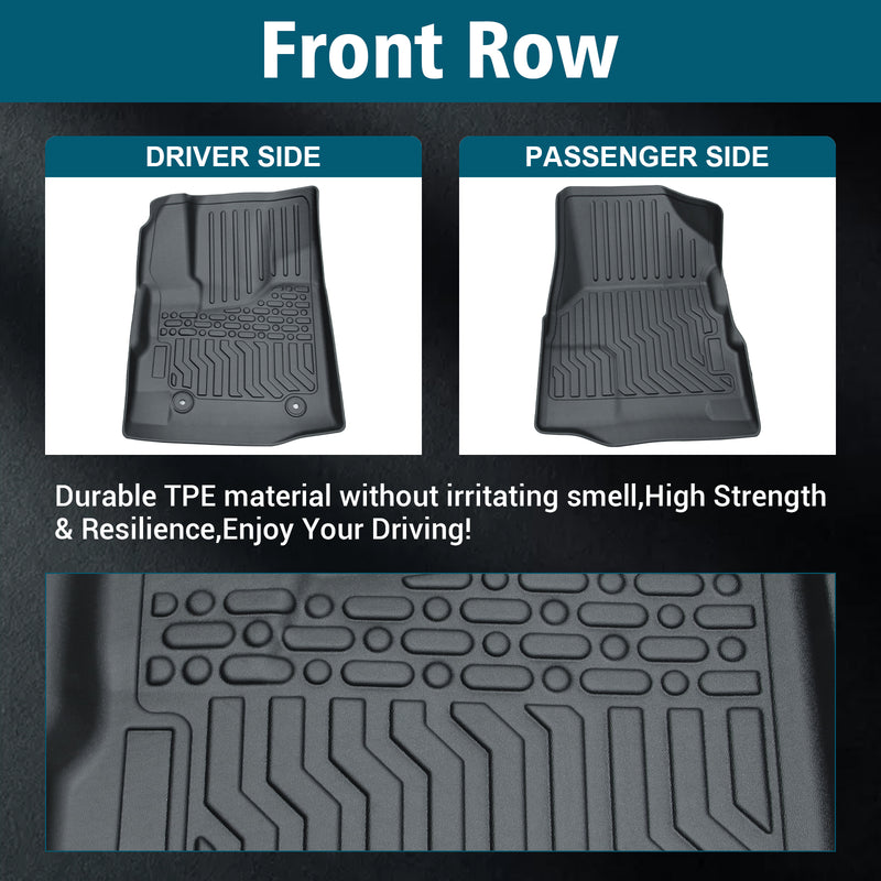 TPE Rubber Floor Mats for 2012-2017 Equinox & GMC Terrain