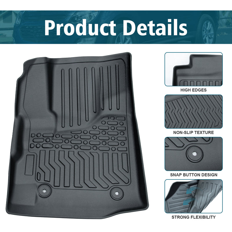 TPE Rubber Floor Mats for 2012-2017 Equinox & GMC Terrain