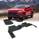 TPE Rubber Floor Mats for 15-22 GMC Canyon Colorado Crew Cab