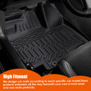 TPE Rubber Floor Mats for 15-22 GMC Canyon Colorado Crew Cab