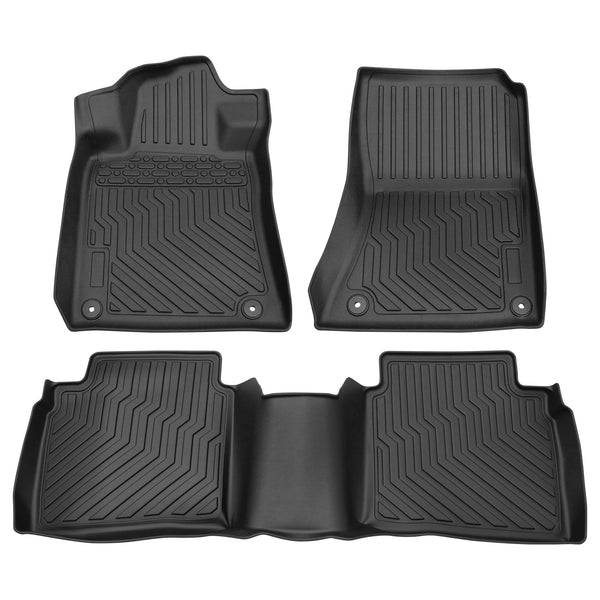 TPE Rubber All-weather 2 Row Floor Mat Liner Set for 2019-2024 Nissan Altima