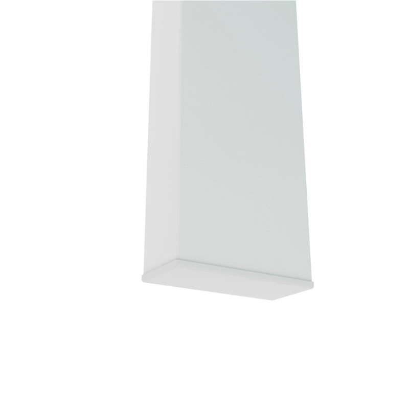 White Coffee Table - Modern Side Table for Living Room